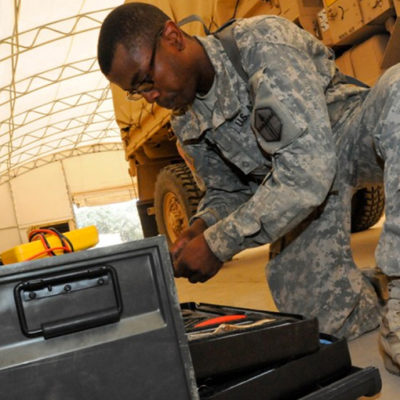 Military use tool kit provided by company that creates custom tool systems